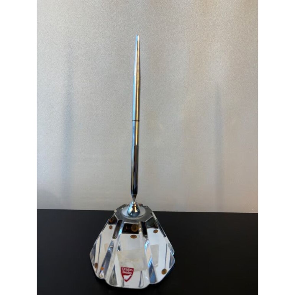 Orrefors Sweden Crystal Desk Pen Holder No 1692